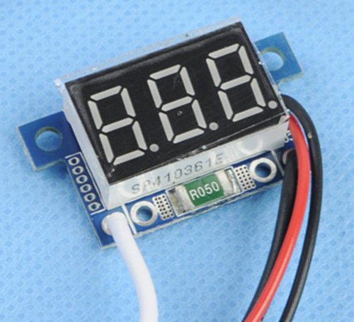 1pcs DC 0 To 999mA Red LED Panel Meter Mini Digital Ammeter