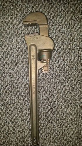 Non-Sparking Berylco Safety Pipe Wrench No.14