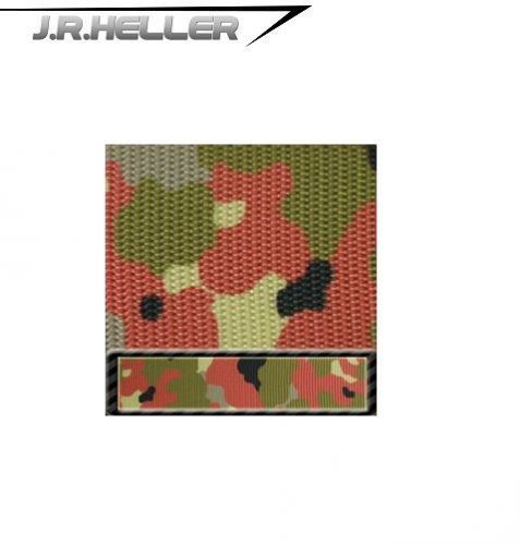 1&#039;&#039; Polyester Mil-Spec 17337 Webbing USA MADE!- Flecktarn Camouflage -1 Yard