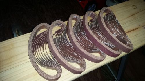 Norton 60 grit 3/4 x 18 sanding belts (50 count)
