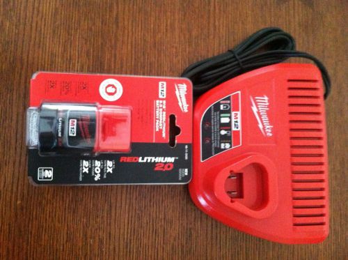 Milwaukee M12 2.0 Battery with Charger