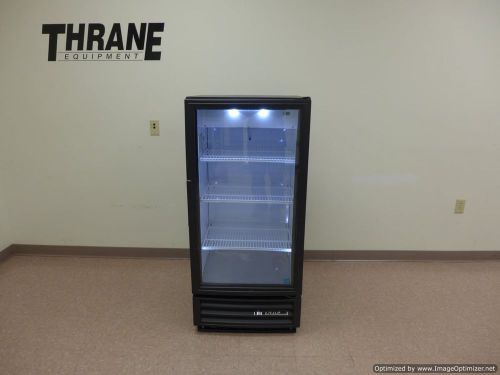 True gdm-10-ld 25&#034; black led glass door display refrigerator cooler soda 2012 for sale