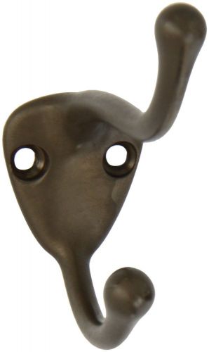 Rockwood 806.10b bronze medium coat hook, 1-1/16&#034; width x 1-1/4&#034; height, 3-1/... for sale