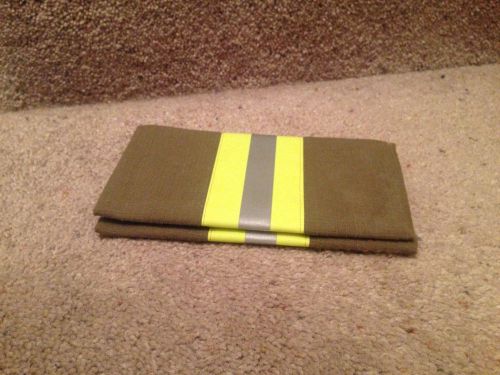 Authentic Firefighter Turnout Bunker Gear Checkbook Handcrafted / VERY UNIQUE!!!