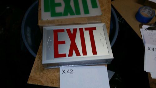 EXIT SIGN THOMAS ONE SIDE