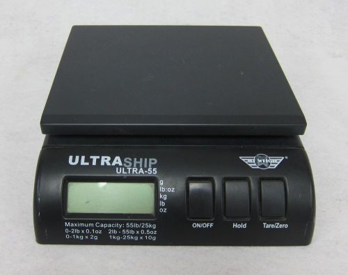 My Weigh Ultraship Ultra-55 55lb Digital Shipping Scale w/ Power Adapter  #296