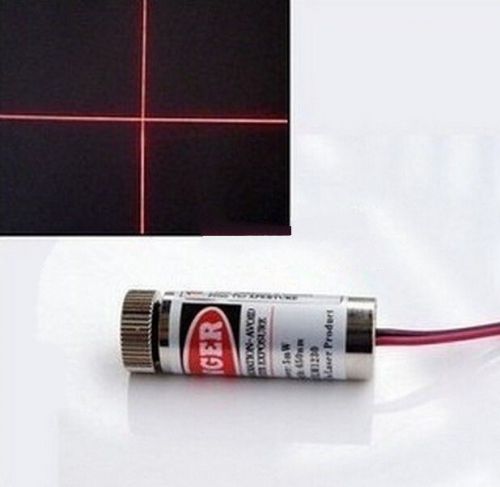 5mW red cross laser head industrial laser laser tube module
