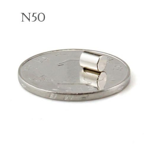 ZLCT031 50pcs Strong Round Cylinder Neodymium Industrial Magnet 4*5mm N50 NEW