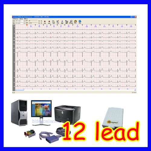 Multi-functional 12-lead Resting PC-ECG/EKG System/Workstation Free Software