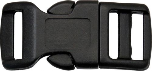 Knotty boys kycp plastic black buckles approximately 1.5&#034; x .75&#034; pack of 100 for sale