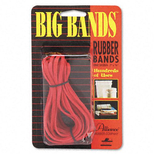Alliance Big Bands Red Rubber Bands 7 x 1.8 12/Pack