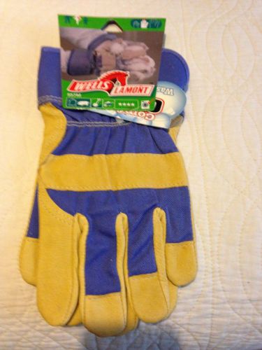 WELLS LAMONT COMFORT GRIPS,WASHABLE LEATHER,WOMENS,MED.GLOVES,957M