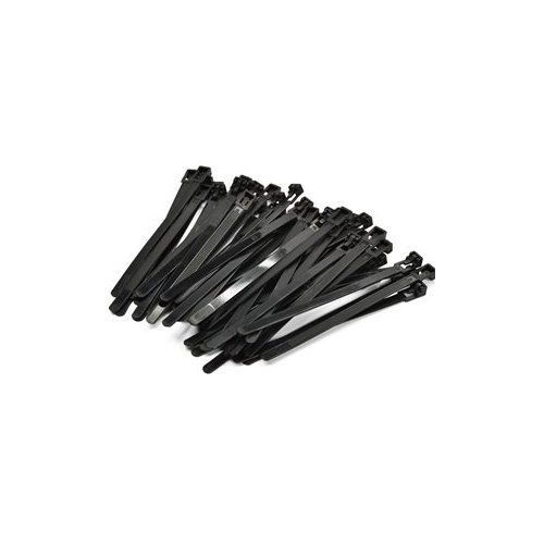Bluecell 50pcs 150mm Releasable/Reusable Plastic Zip Cable Wire Tie for Organiza