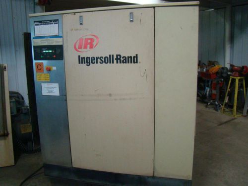 Ingersoll-rand rotary screw 50 hp air compressor 460v 211cfm ssr-epe50 low hours for sale