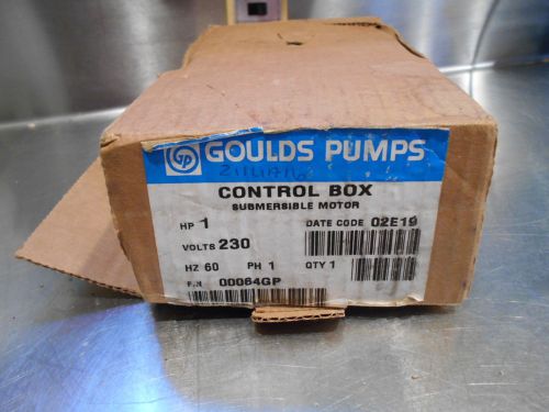 1 New Goulds Pumps Control Box Submersible Motor 1 Hp 230 Volts Free Shipping
