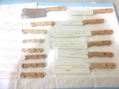 Beautiful, Custom Chef&#039;s Stainless Steel Collection - 14 pcs Cutlery Set