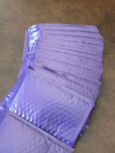 4x8 Bubble Poly Mailers -lot Of 20 - Purple