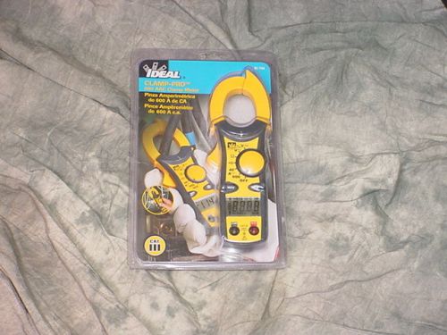 Ideal 61-744 Clamp-Pro Clamp Meter 600 Amp NEW IN PACKAGE