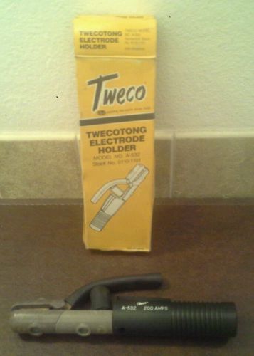NEW 200 AMP TWECO TWECOTONG ELECTRODE HOLDER No A-532  electric stick arc welder