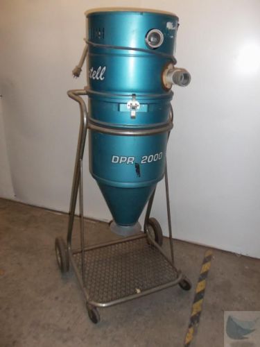 Bartell dpr 2000 series 80 high volume dry dust &amp; debris vacuum collector for sale