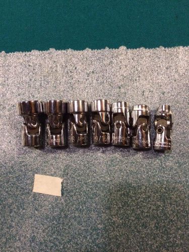 Armstrong 3/8 drive chrome swivel sockets for sale