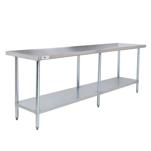 8 ft. (30x96) regency stainless steel work table for sale