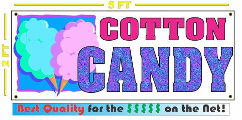 Full Color COTTON CANDY &amp; SNOW CONES Banner Signs New XXL Fair