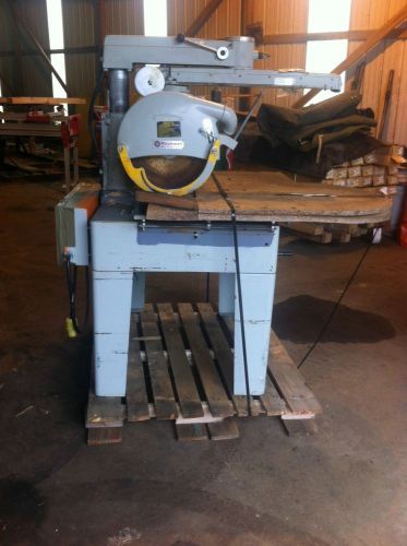 Rockwell Delta 16&#034; Radial Arm Saw, 16-RAS Model, 5 HP