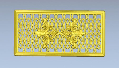 New model of radiator or fireplace panels 3d STL file