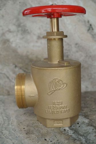 2-1/2 brass angle fire hose valve for sale