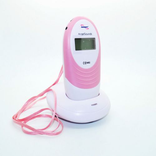 AngelSounds CE LCD Ultrasound Pocket Fetal Doppler Baby Fetal Heart Rate Monitor