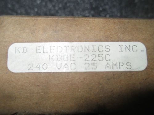 (V41-3) 1 NIB KB ELECTRONICS KBGE-225C DRIVE FAN CONTROL