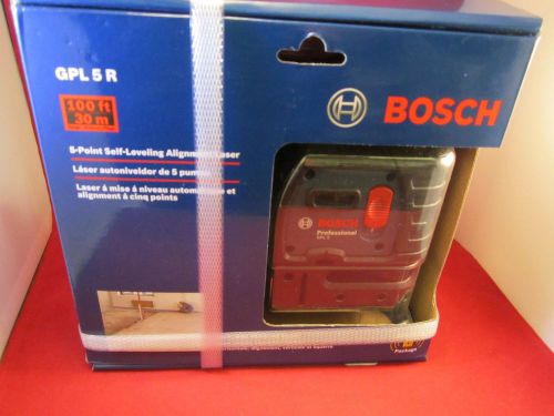 New  Bosch GPL5 R 5-Point Self-Leveling Alignment Laser Level FREE SHIPPING