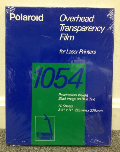 Polaroid 1054 Overhead Transparency Film for Laser Printers 50 Sheets BRAND NEW
