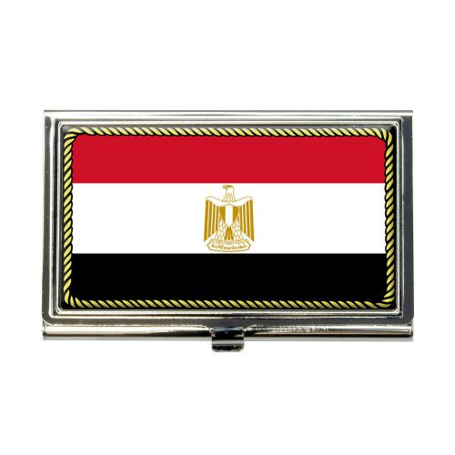 Flag of Egypt Business Credit Card Holder Case