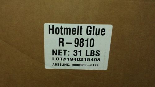 R-9810 HOT MELT FUGITIVE GLUE for ROBATECH OR NORDSON HOT GLUE SYSTEMS, 55 LBS.