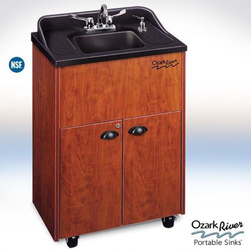 Ozark river premier series cherry portable sink - adstm-ab-ab1n for sale
