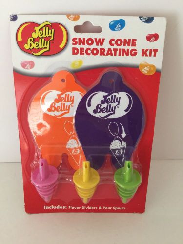 Jelly Belly Snow Cones Flavoring 3 Pour Spouts Shaved Hawaiian Ice