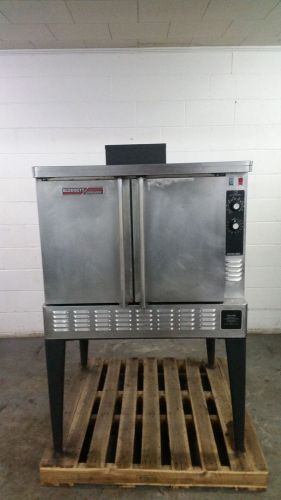 Blodgett zephaire convection single oven natural gas tested 115 volt on legs for sale