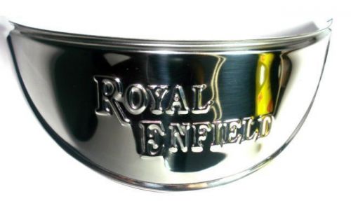 BRAND NEW CHROME HEADLIGHT SHADE FOR ROYAL ENFIELD BULLET MOTORCYCLES
