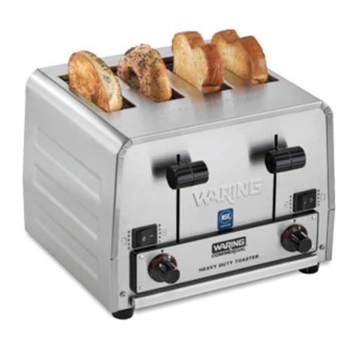 Conair Waring WCT850RC Heavy Duty Bread and Bagel 4-Slice Commercial Toaster