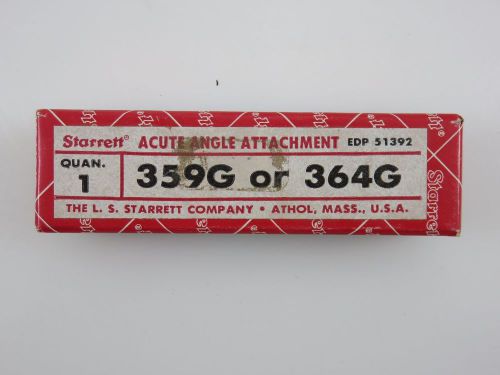 Starrett 359G or 364G Acute Angle Attachment For Vernier Protractor Made In USA