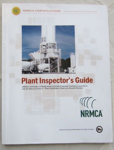 NRMCA Certifications Plant Inspector&#039;s Guide