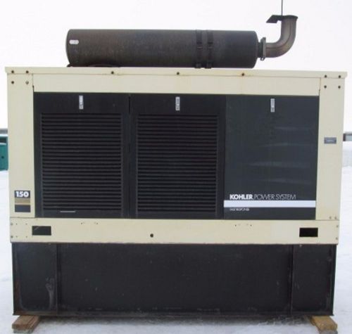 150kw kohler / john deere diesel generator / genset - 568 hours - load tested for sale