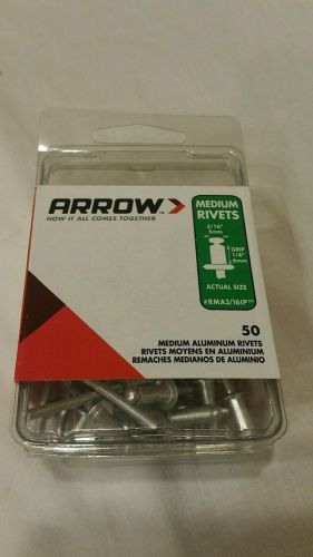 Arrow medium aluminum 3/16 inch rivets 50 pack