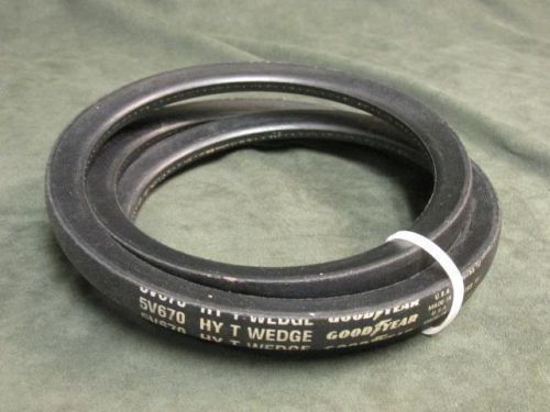 NEW Goodyear 5V670 HY-T Wedge Belt - Free Shipping