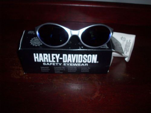 Harley Davidson protective eyewear glasses safety goggles HD100 blue reflective