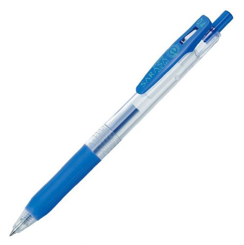 Zebra - SARASA Clip Gel Ink Pen (10 Piece Box Set) - Pale Blue