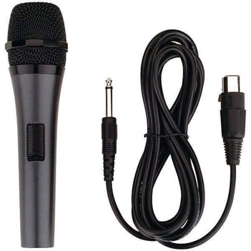 Karaoke USA M189 Professional Dynamic Microphone w/Detachable Cord 4.5mmx3m