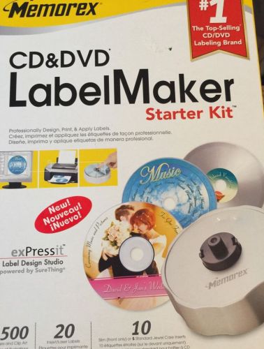 Memorex Label Maker Starter Kit | Design Great Looking CD &amp; DVD&#039;s